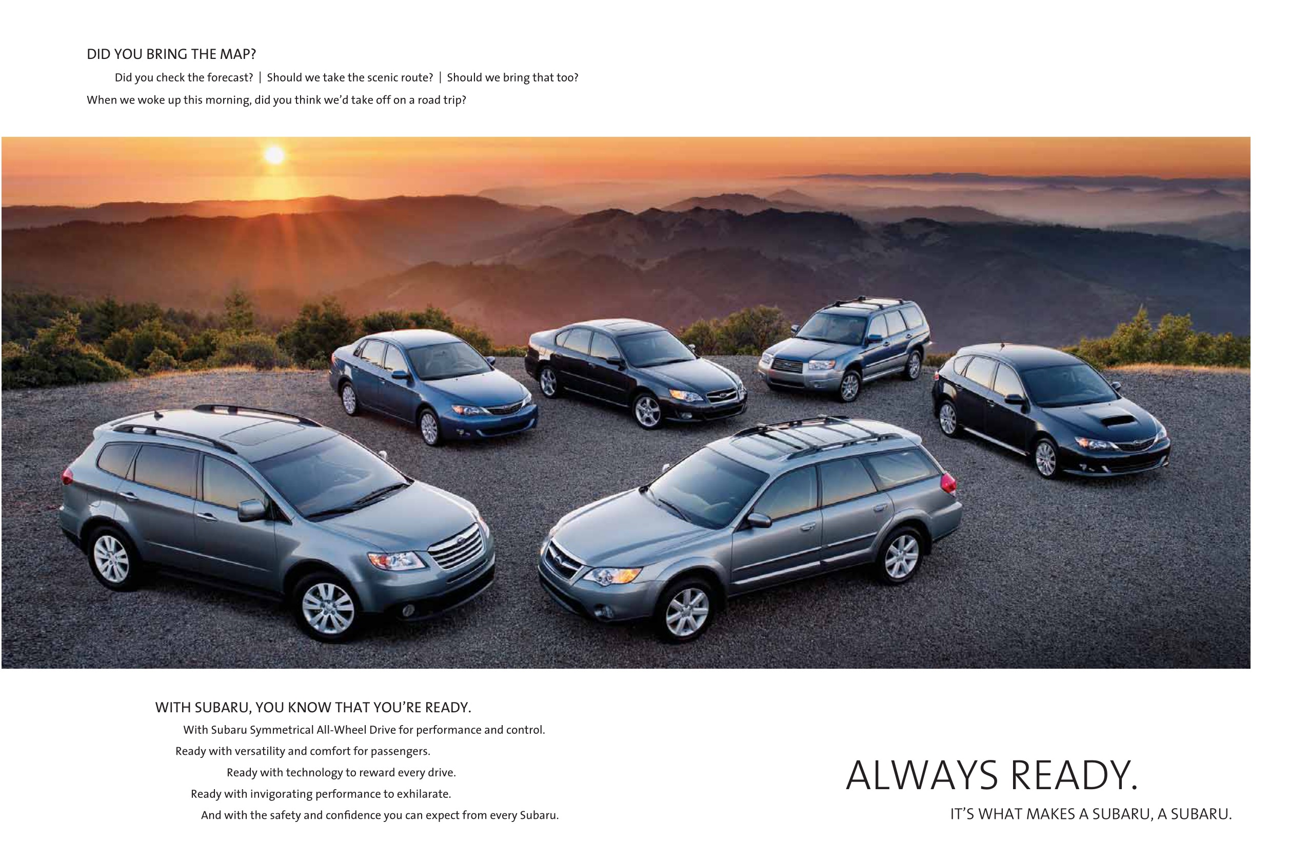 2008 Subaru Brochure Page 9